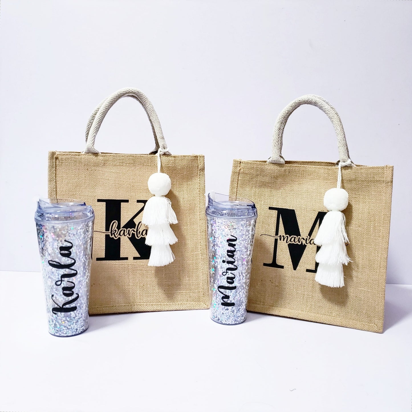 Bolsa y Termo glitter 750 ml