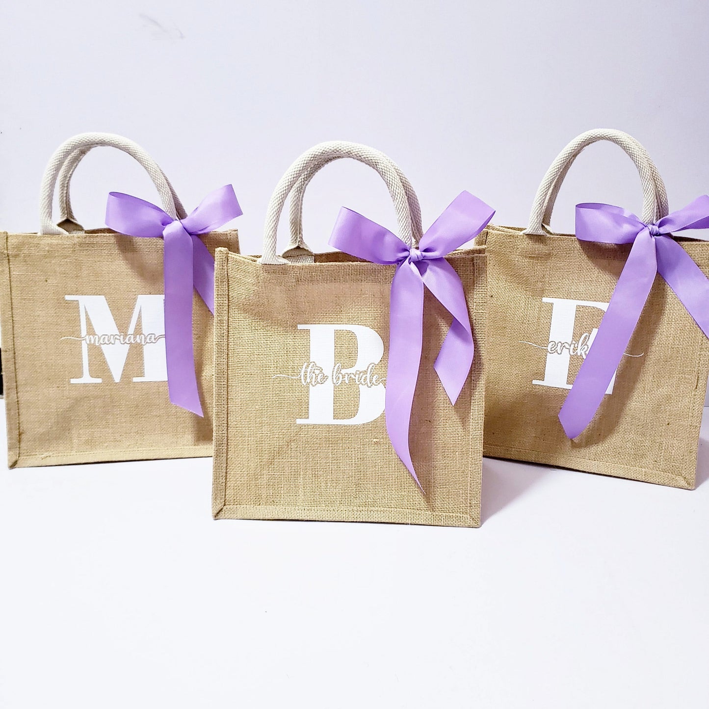 Bolsa chica con moño