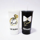 Vasos novia y novio 950 ml