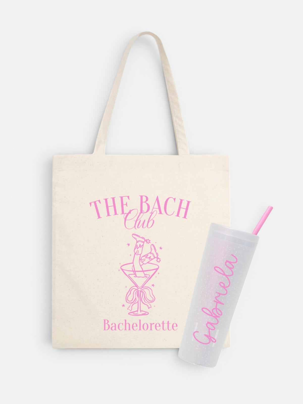 Tote bag y cilindro skinny