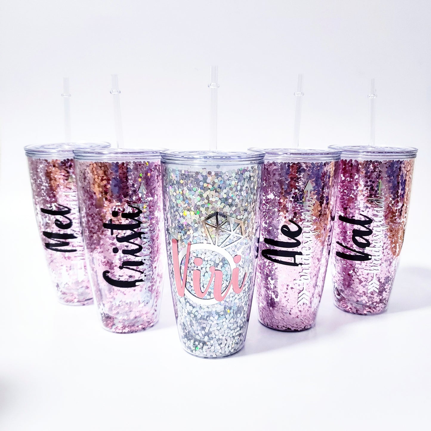Vaso glitter 800ML