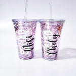 Vaso glitter 500 ML