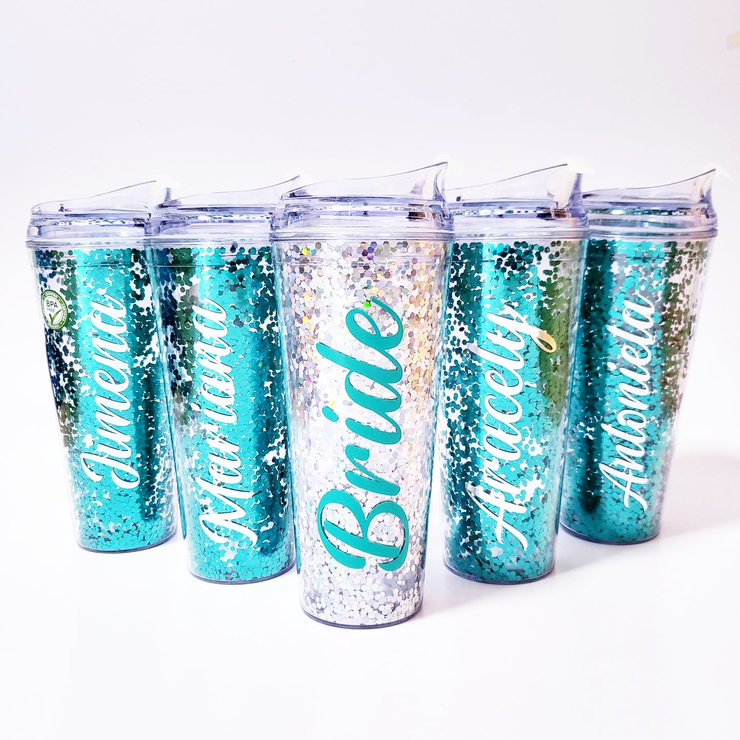 Vaso glitter 750ML