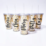 Vaso glitter 500 ML